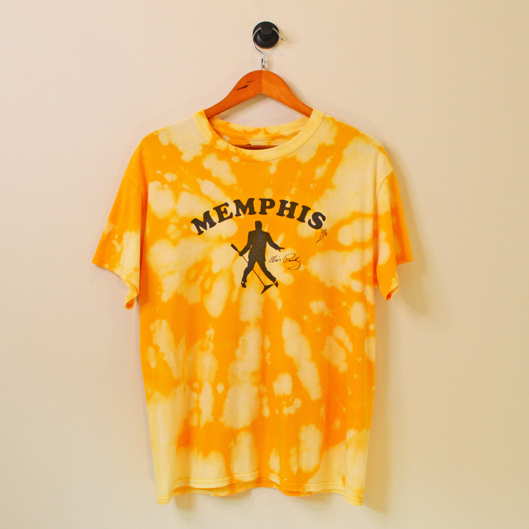 Tie Dye Memphis Elvis Presley T-Shirt [M]