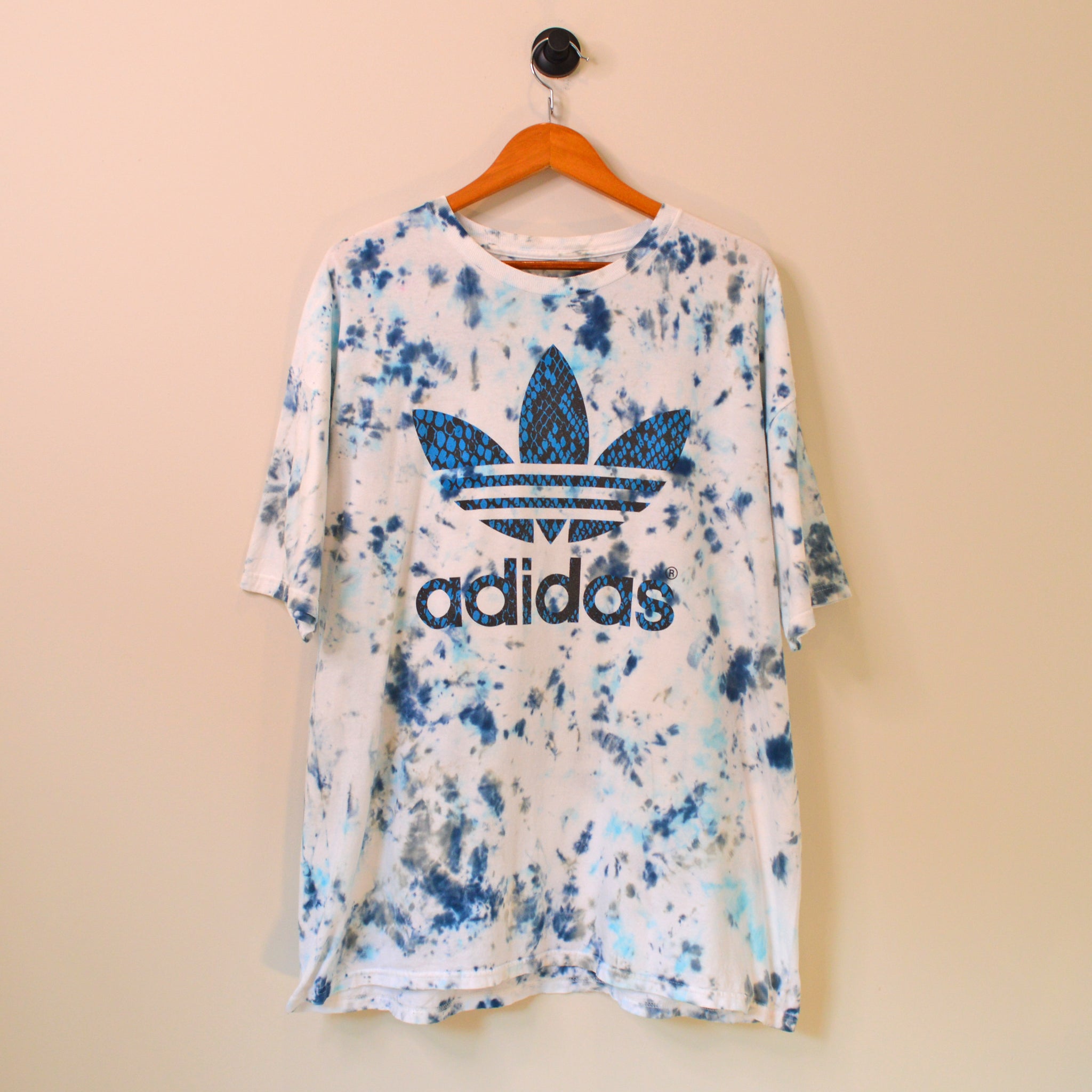 Tie Dye Adidas Originals T Shirt XXL Spicy Dye