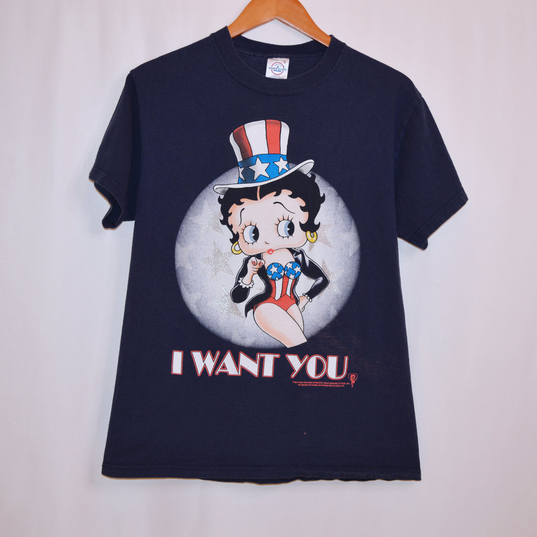 Vintage Betty Boop Patriotic Vote T-Shirt [M]