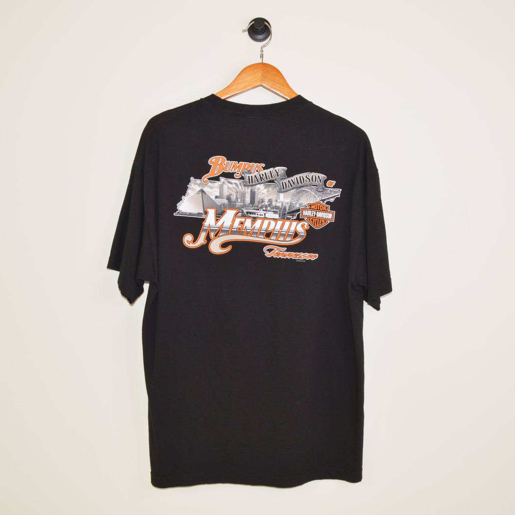 Vintage Harley Davidson Memphis Tennessee T-Shirt [XL]