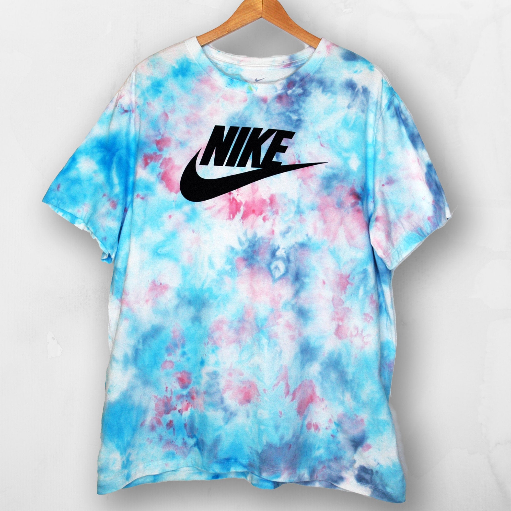 Tie Dye Nike T-Shirt | Cotton Candy Ice Dye – Spicy Dye