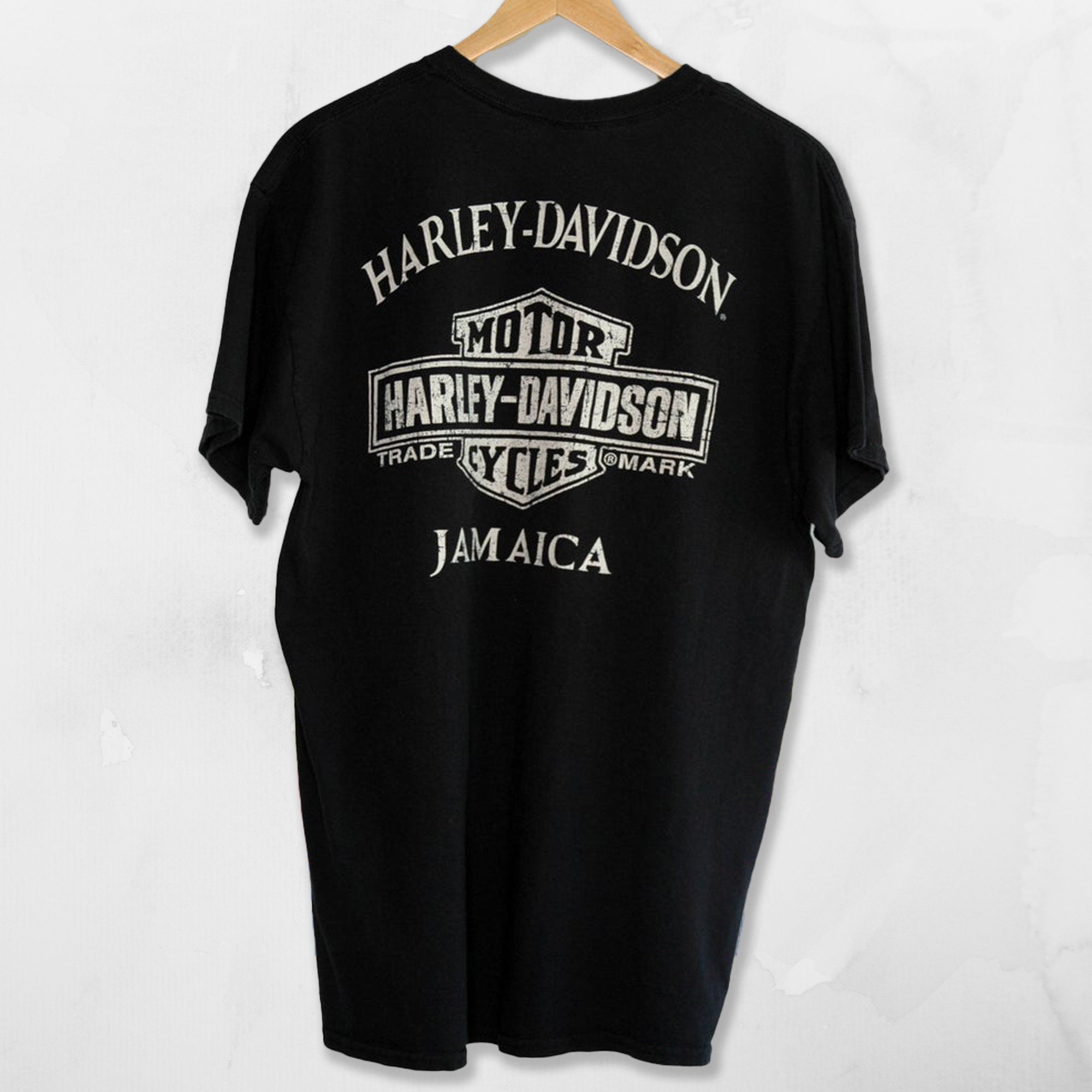 Harley Davidson Jamaica Men's T-Shirt Regular Casual Adult Different Sizes