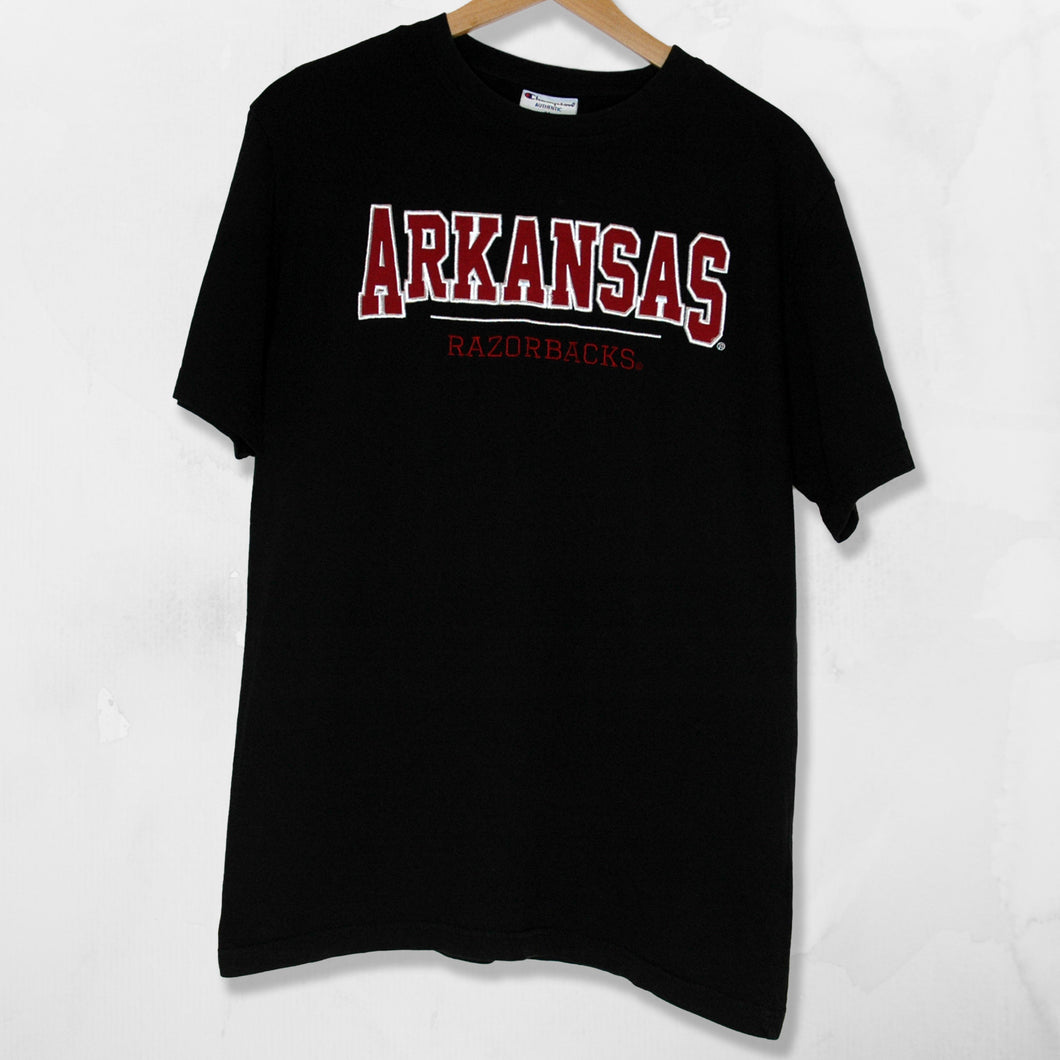 Vintage Arkansas Razorbacks Champion T-Shirt [M]