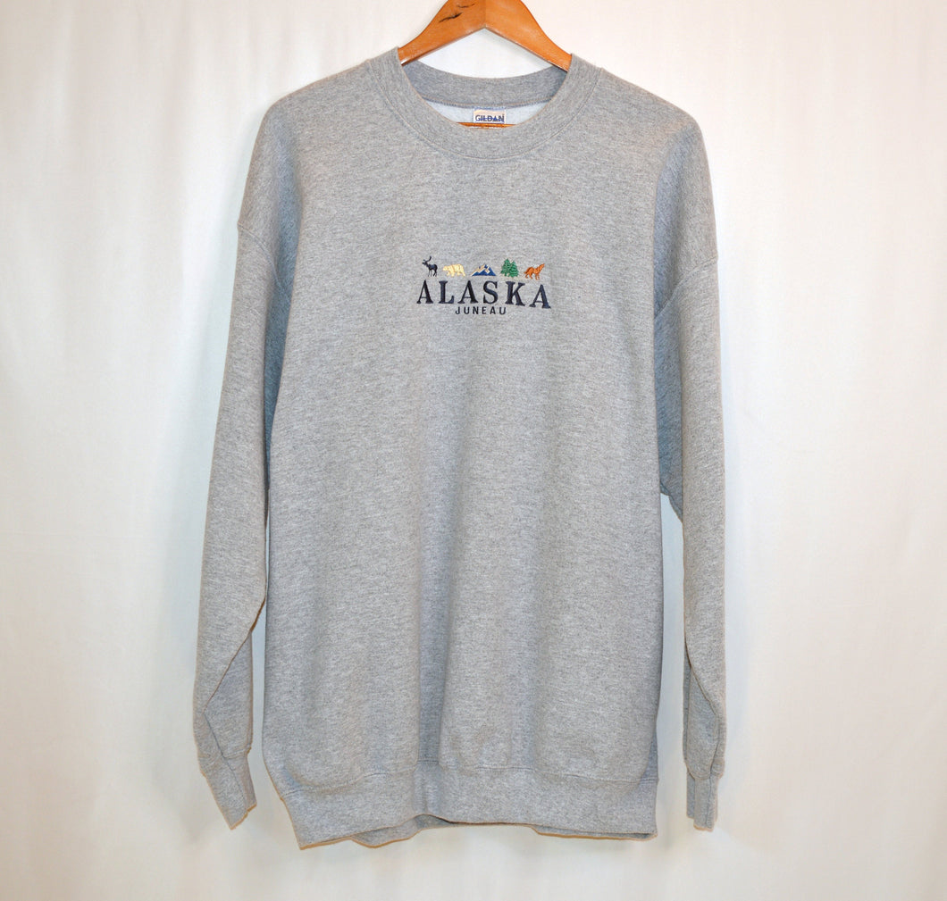 Vintage Embroidered Juneau Alaska Sweatshirt [XL]