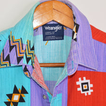 Load image into Gallery viewer, Vintage Wrangler Western Button Down Dress Shirt [L]
