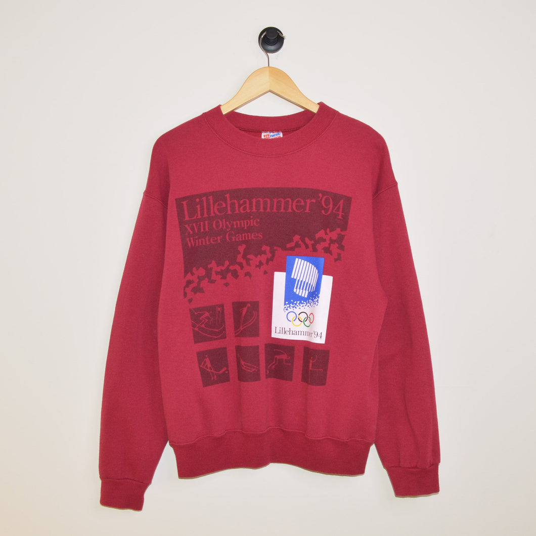 Vintage Winter Olympics Crewneck Sweatshirt [L]