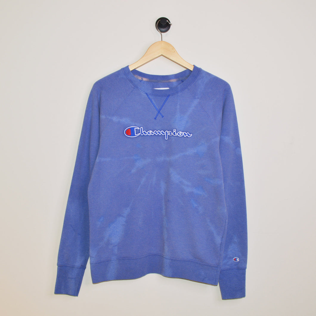 Bleach Dye Champion Crewneck Sweatshirt [M]