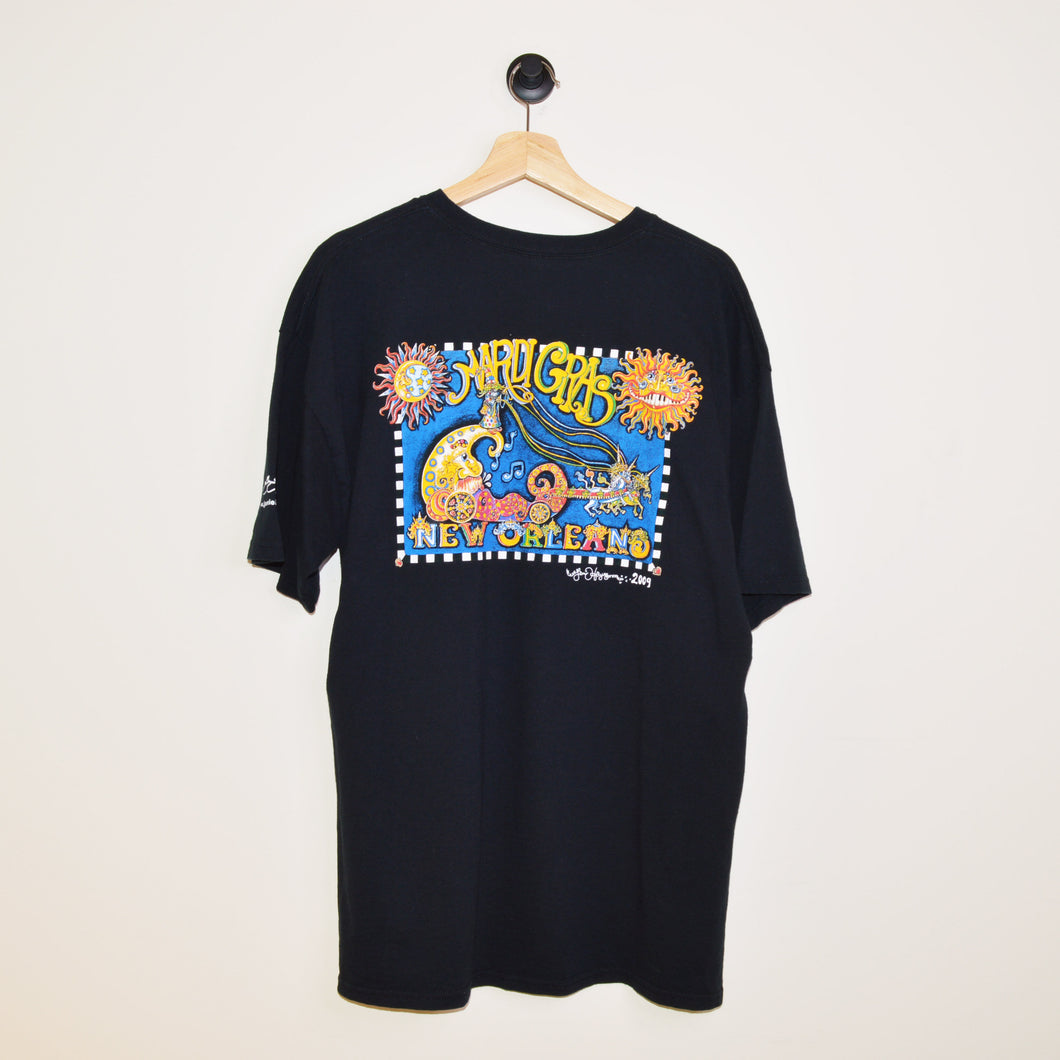 Vintage New Orleans Mardi Gras T-Shirt [XL]