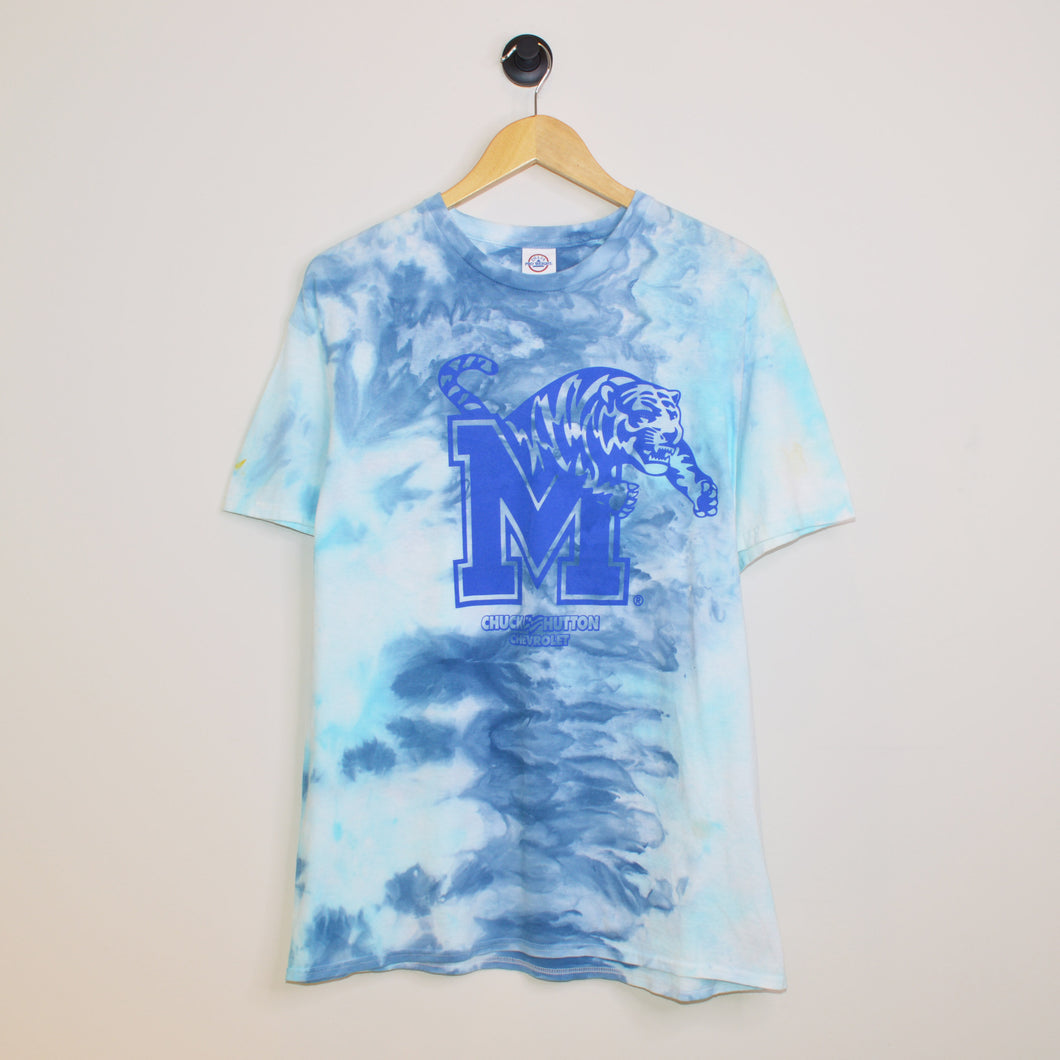 Tie Dye Memphis Tigers T-Shirt [L]