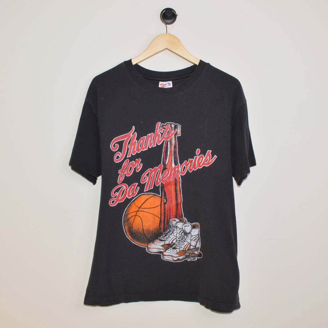 Vintage NBA Thanks for Da Memories Dominique Wilkins Retirement T-Shirt [XL]