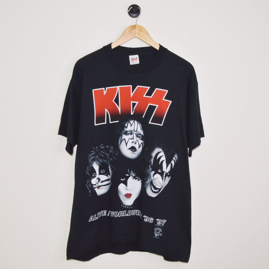 Vintage 1996 KISS World Tour Band T-Shirt [XL]
