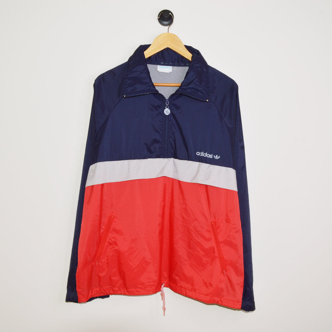 Vintage Adidas Quarter Zip Windbreaker Jacket [L]