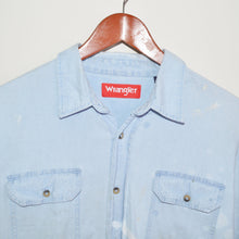 Load image into Gallery viewer, Vintage Distressed Wrangler Denim Button Down [L]
