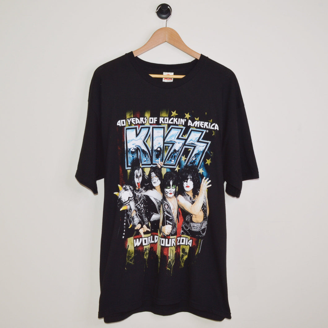 Vintage KISS World Tour Band T-Shirt [XL]