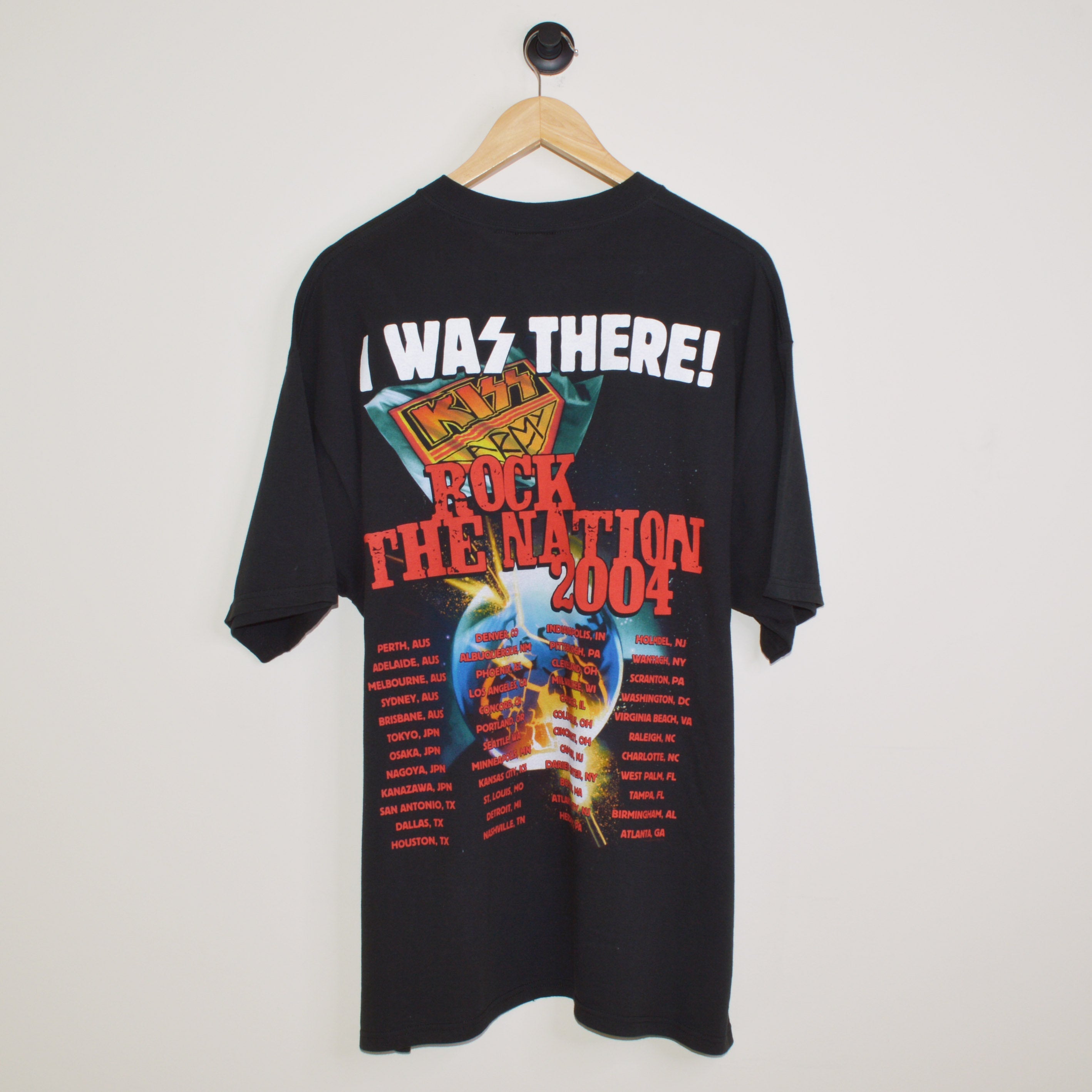 Vintage KISS Rock the Nation Band T-Shirt [XL] – Spicy Dye