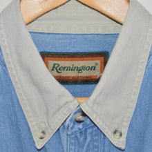 Load image into Gallery viewer, Vintage Remington Blue Denim Shirt [XL]
